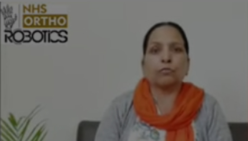 Robotic knee replacement patient testimonial